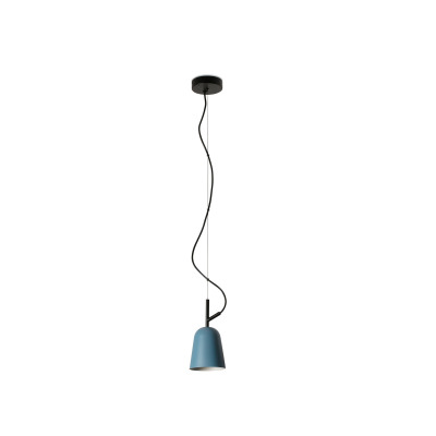 28277 Faro STUDIO PENDANT LAMP S BLUE 1xE14