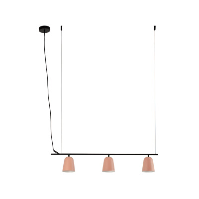 28282 Faro STUDIO PEND. LINEAL PINK S 3xE14