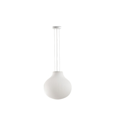 28301 Faro ISABELLE 400 PENDANT WHITE 1xE27