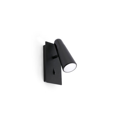 29039 Faro LAO BLACK WALL LAMP