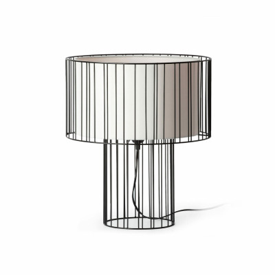29311 Faro LINDA TABLE LAMP BLACK 1 x E27 100W
