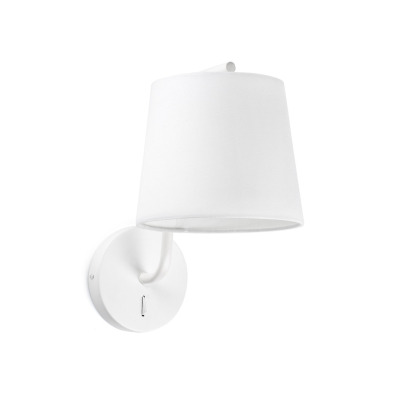 29326 Faro BERNI WHITE WALL LAMP 1X E27 20W