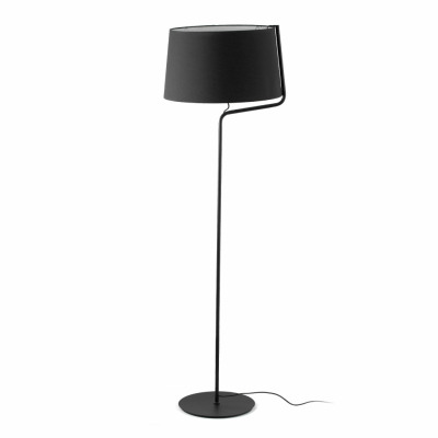 29336 Faro BERNI BLACK FLOOR LAMP 1 X E27 20W