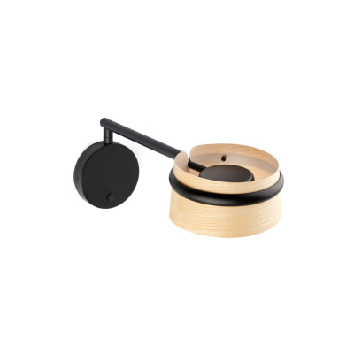 29396 Faro LOOP ASH ARTICULATED WALL LAMP DIM 6W 2700K