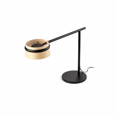 29398 Faro LOOP ASH TABLE LAMP+CLIP LED 6W 2700K