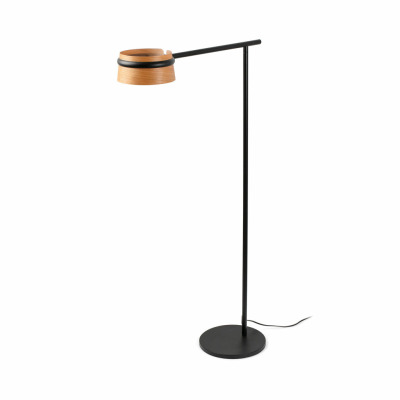 29569 Faro LOOP CHERRY WOOD FLOOR L. LED 6W 2700K