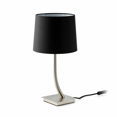 29684-06 Faro REM Nickel mat/black table lamp