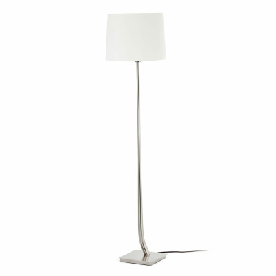 29686-07 Faro REM Nickel mat/white floor lamp