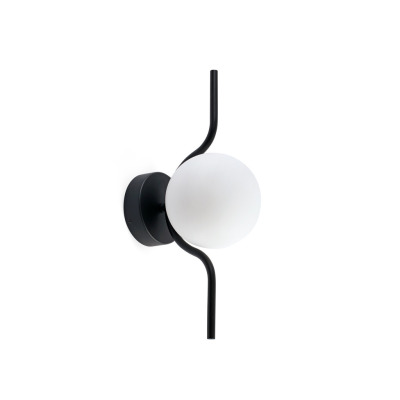29695 Faro LE VITA BLACK WALL LAMP LED 7W 2700K