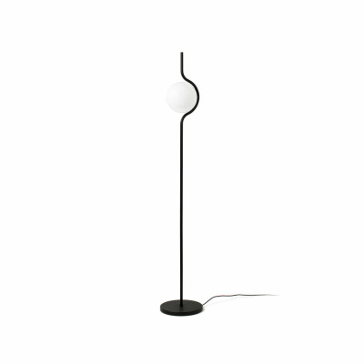 29698 Faro LE VITA BLACK FLOOR LAMP DIM LED 7W 2700K
