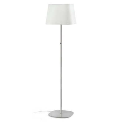 29938 Faro SWEET White and nickel floor lamp