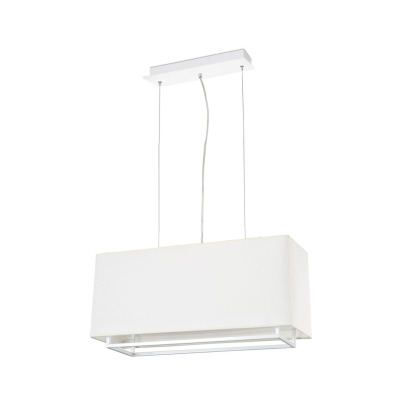 29986 Faro VESPER-1 WHITE PENDANT LAMP 2XE27 MAX 20W