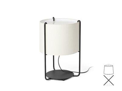 2P0522 TK-Lighting SHADE E27 ?300*220*?300 ANTHRACITE                