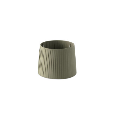 2P0617 Faro RIBBONED SHADE E27 ?215*160*?190 GREEN