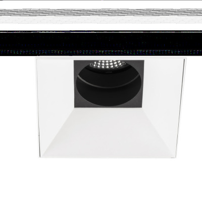 3043584011S Faro DEEP60 Downlight square without frame white 15° 4000K stripy
