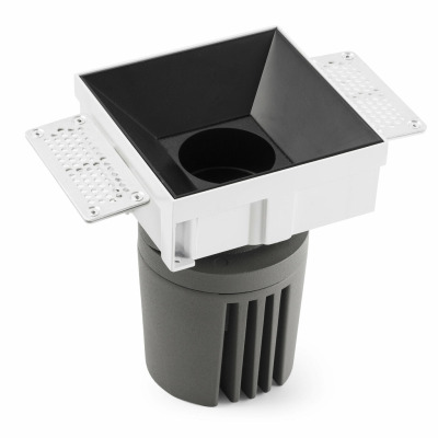 3085082712 Faro DEEP78 Downlight square without frame black 15° 2700K