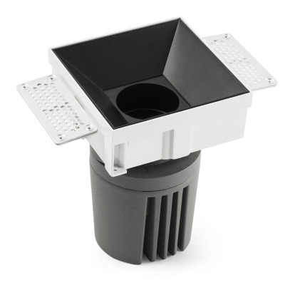 3085083062 Faro DEEP78 Downlight square without frame black 60° 3000K