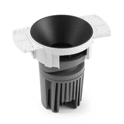 3101082712D Faro DEEP90 Downlight round without frame black 15° 2700K spread