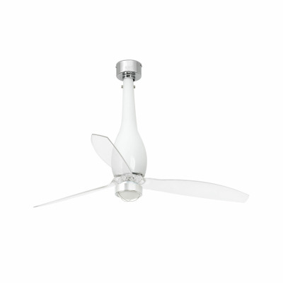 32000-9 Faro ETERFAN ?1280 MM SHINY WHITE TRANSP. B 17W 3000K