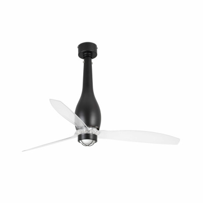 32003WP-10 Faro ETERFAN ?1280MM MATT BK TRANS BL 17W 3000K NO/R