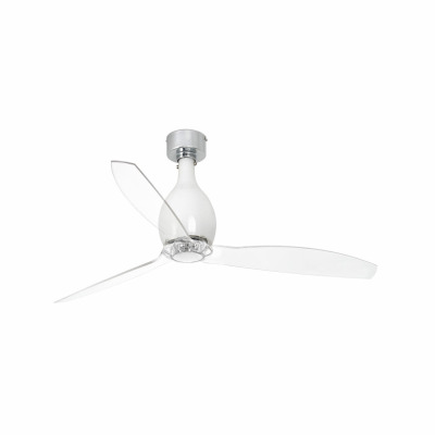 32020 Faro MINI ETERFAN SHINY WHITE/TRANSPARENT BLADES