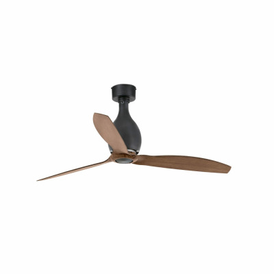 32028 Faro MINI ETERFAN ?1280 MM MATT BLACK WOOD BL