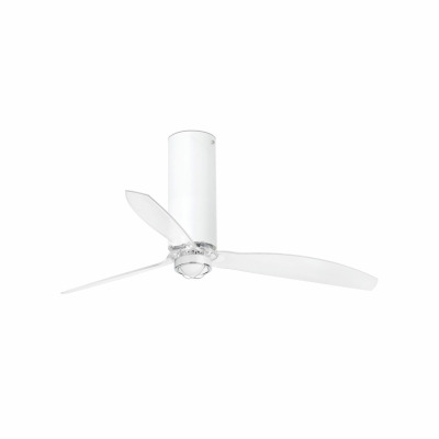 32034-9 Faro TUBE FAN ?1280 MM MATT WHITE 3 BLADES 17W 3000K