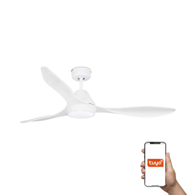 33346WT TK-Lighting POLARIS ?1320MM WHITE 3 BLADES LED 18W TUYA