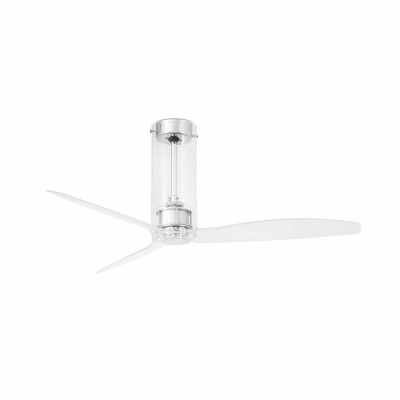 33374 Faro TUBE FAN TRANSPARENT CEILING FAN WITH DC MOTOR