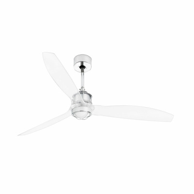 33394-9 Faro JUST FAN ?1280 MM CHROME 3 BLADES TRANS 17W 3000K