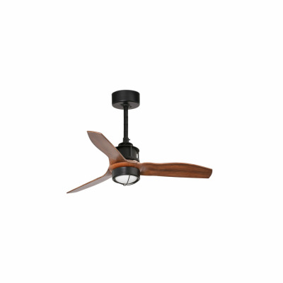 33425-10 Faro JUST FAN XS ?810 MM BLACK B. WOOD 17W 3000K