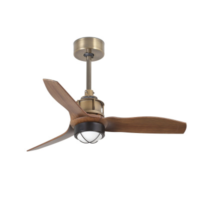 33428WT1N TK-Lighting JUST FAN S ?810 OLD GOLD 3B NOGAL 3000K TUYA