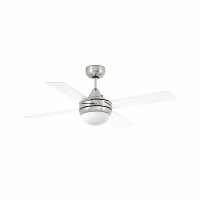33696 Faro MINI ICARIA S Matt nickel/transparent fan