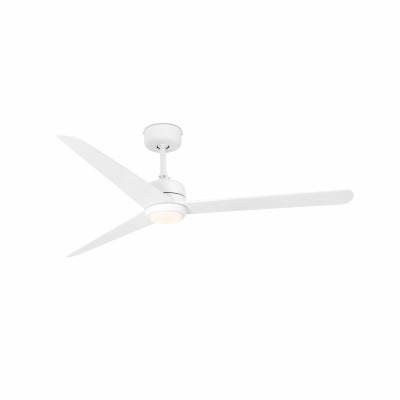 33722 Faro NUU ?1320MM WHITE 3 BLADES LED 18W 3000K