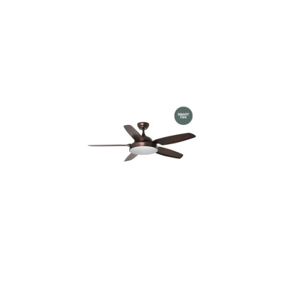 33780WP Faro LEYTE LED Brown fan DC SMART