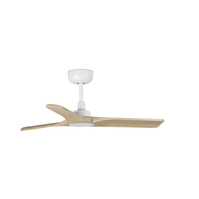 33805 Faro HEYWOOD ?900MM WHITE 3 BLADES LIGHT WOOD