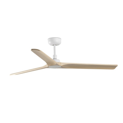 33810 Faro HEYWOOD ?1320MM WHITE 3 BLADES LIGHT WOOD