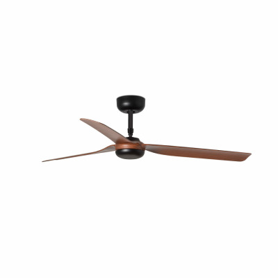 33817WP Faro PUNT ?1300MM BLACK 3 BLADES DARK WOOD S/R
