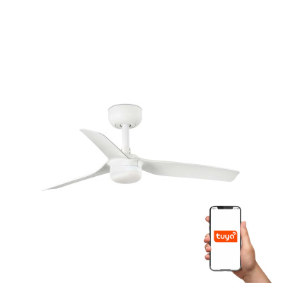 33820WT-1TW TK-Lighting MINI PUNT S ?900 WHITE 3 BLADES WHITE 10W TUYA