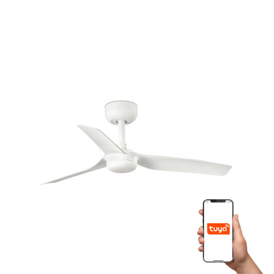 33820WT TK-Lighting MINI PUNT S ?900MM WHITE 3 BLADES WHITE TUYA