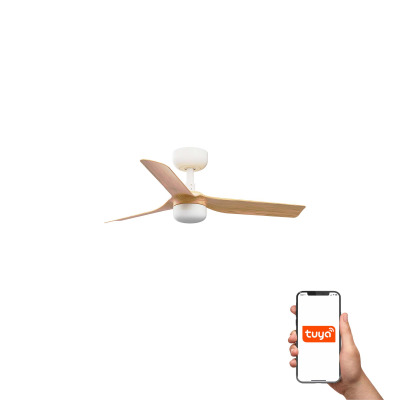33821WT-1TW TK-Lighting MINI PUNT S ?900 WHITE 3 P WOOD LIGHT 10W TUYA