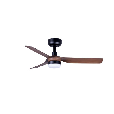 33823-1TW Faro MINI PUNT S ?900mm BLACK 3 B. DARK WOOD 10W CCT