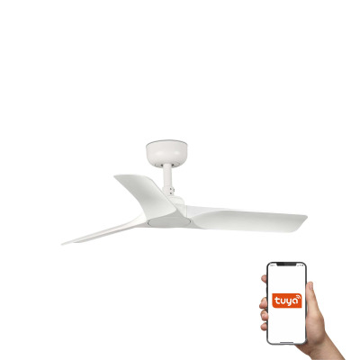 33824WT TK-Lighting HEY S ?900MM WHITE 3 BLADES WHITE TUYA