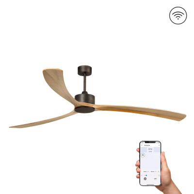 34200WP Faro KAUAI XL Brown fan SMART