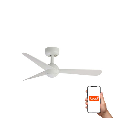 34270WT TK-Lighting SFERA S ?900MM WHITE 3 BLADES WHITE TUYA