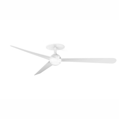 34272R TK-Lighting SFERA M RECESS ?1250 WHITE 3P WHITE BLADES