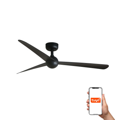 34273WT TK-Lighting SFERA M ?1250MM BLACK 3 BLADES BLACK TUYA