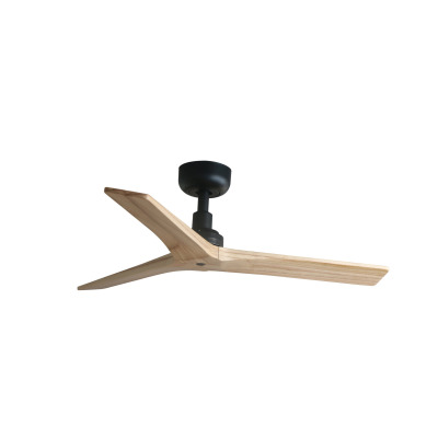 34284 Faro KLIM S ?925mm BLACK 3 BLADES PINE WOOD