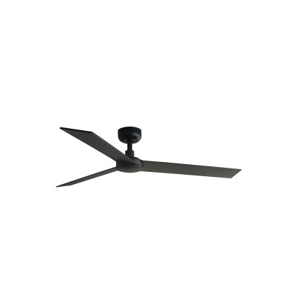 34298 Faro RUDDER L ?1320mm BLACK 3 BLADES BLACK WALNUT
