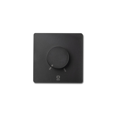 34307 TK-Lighting WALL ROTARY CONTROLLER BLACK RF 6 SPEEDS
